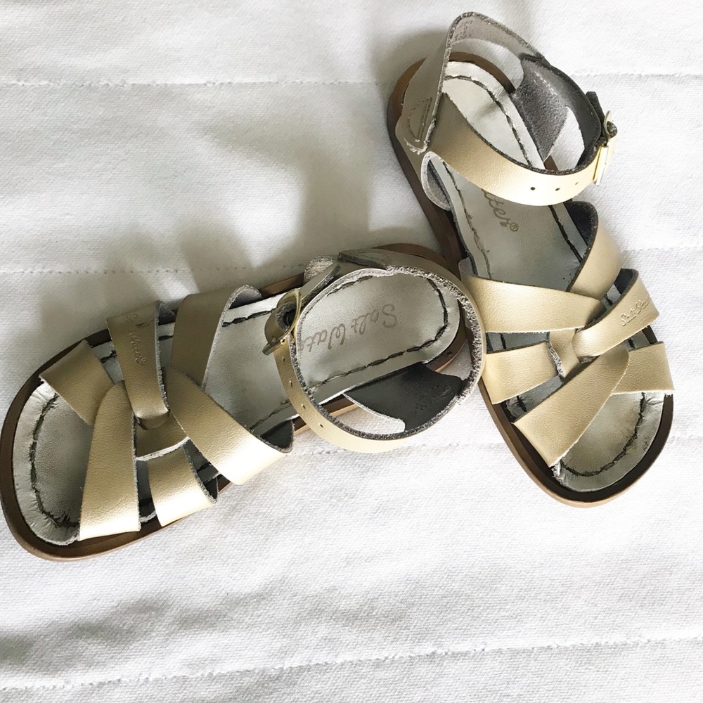 Gold Salt Water Sandals size 10